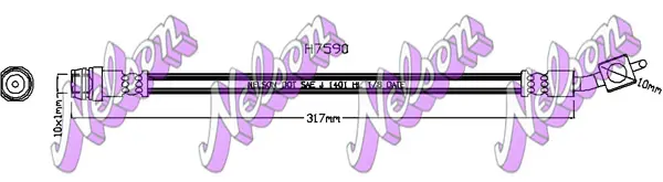 спирачен маркуч KAWE                