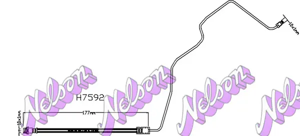 спирачен маркуч KAWE                