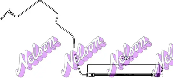 спирачен маркуч KAWE                