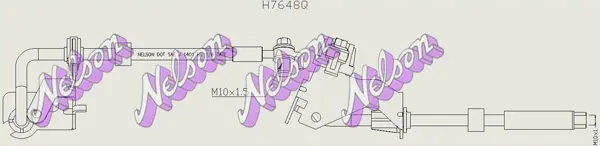 спирачен маркуч KAWE                