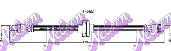 спирачен маркуч KAWE                