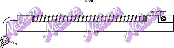 спирачен маркуч KAWE                