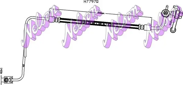 спирачен маркуч KAWE                