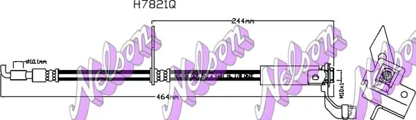 спирачен маркуч KAWE                
