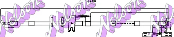 спирачен маркуч KAWE                