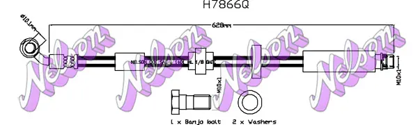 спирачен маркуч KAWE                