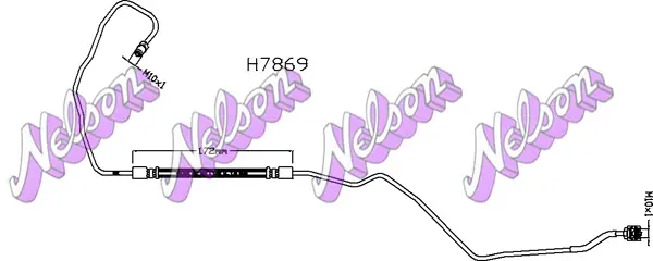 спирачен маркуч KAWE                