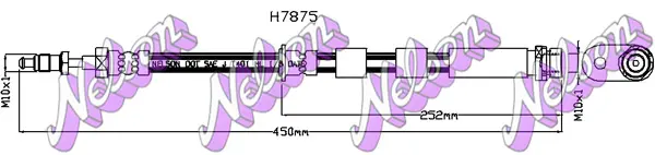 спирачен маркуч KAWE                