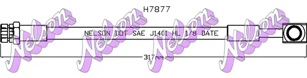 спирачен маркуч KAWE                