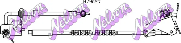 спирачен маркуч KAWE                