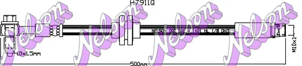 спирачен маркуч KAWE                