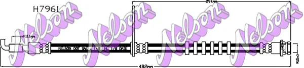 спирачен маркуч KAWE                