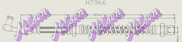 спирачен маркуч KAWE                