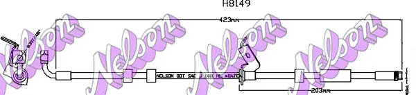 спирачен маркуч KAWE                