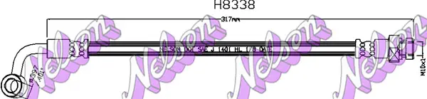 спирачен маркуч KAWE                