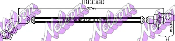 спирачен маркуч KAWE                