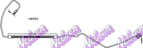 спирачен маркуч KAWE                