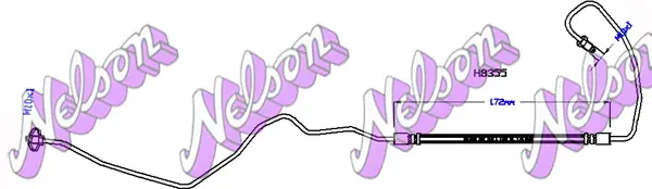 спирачен маркуч KAWE                