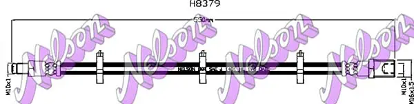 спирачен маркуч KAWE                