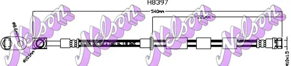 спирачен маркуч KAWE                