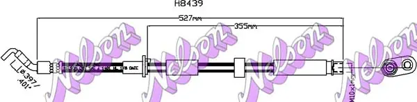 спирачен маркуч KAWE                