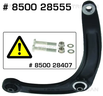 носач, окачване на колелата KAWE                