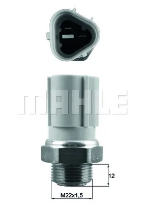 термошалтер, вентилатор на радиатора MAHLE               