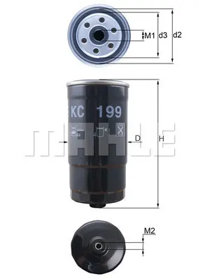 горивен филтър MAHLE               