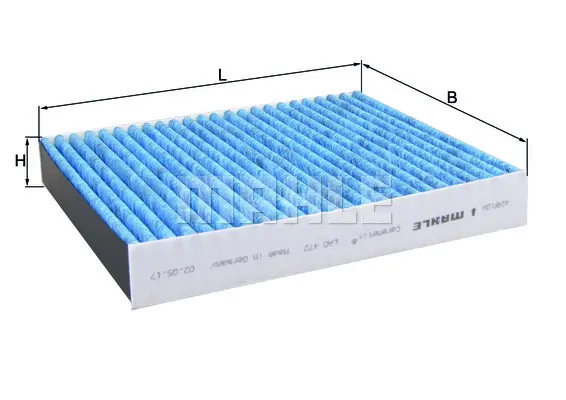 Филтър купе (поленов филтър) MAHLE               