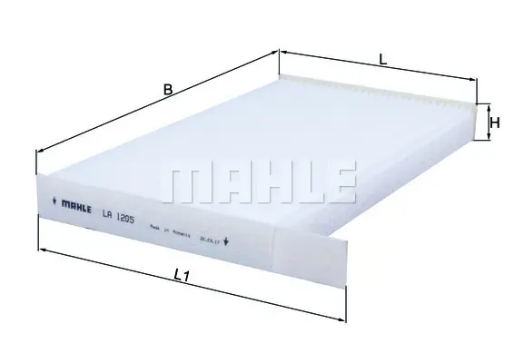 Филтър купе (поленов филтър) MAHLE               