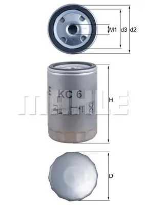 горивен филтър MAHLE               