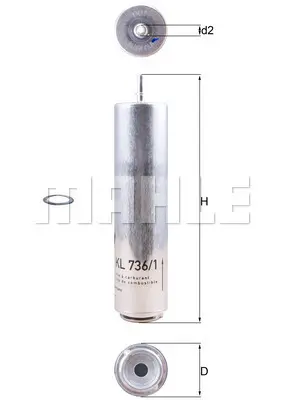 горивен филтър MAHLE               