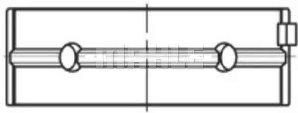 лагер на коляновия вал MAHLE               