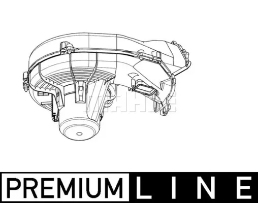 вентилатор вътрешно пространство MAHLE               
