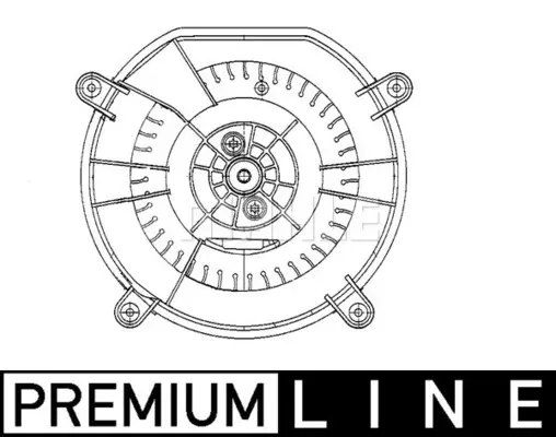 вентилатор вътрешно пространство MAHLE               