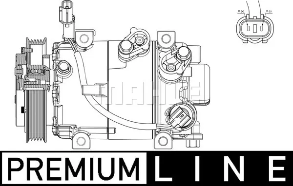 компресор, климатизация MAHLE               