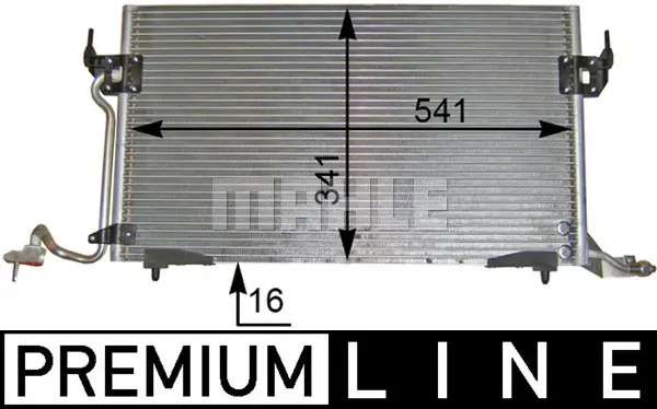 кондензатор, климатизация MAHLE               
