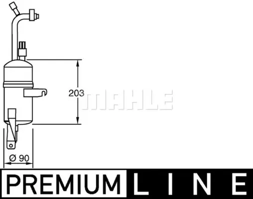 изсушител, климатизация MAHLE               