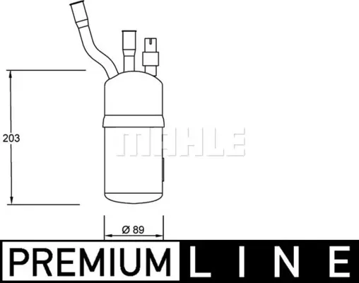 изсушител, климатизация MAHLE               