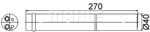 изсушител, климатизация MAHLE               