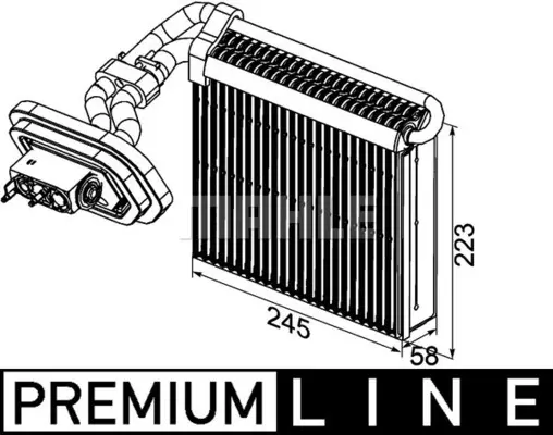 изпарител, климатична система MAHLE               
