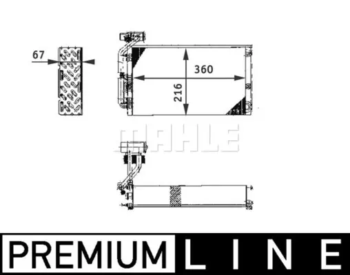 изпарител, климатична система MAHLE               