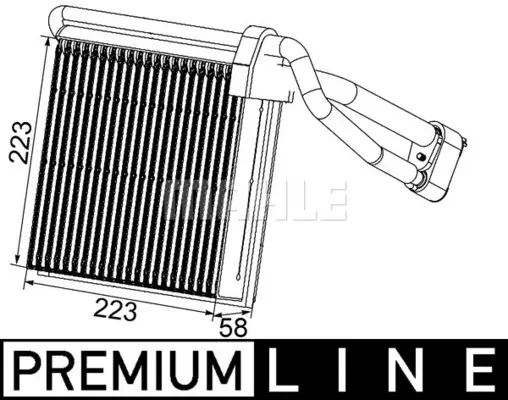 изпарител, климатична система MAHLE               