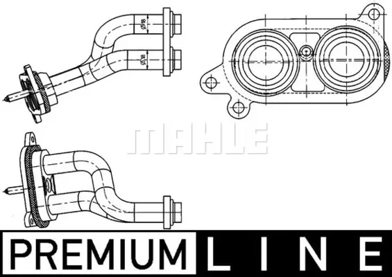 тръбопровод, топлообменник MAHLE               