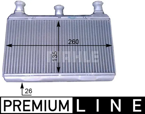 топлообменник, отопление на вътрешното пространство MAHLE               