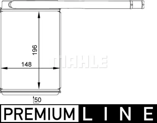 топлообменник, отопление на вътрешното пространство MAHLE               