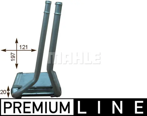 топлообменник, отопление на вътрешното пространство MAHLE               