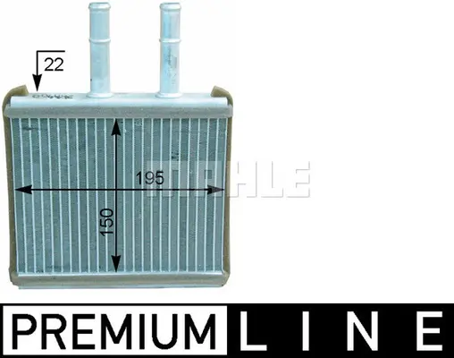 топлообменник, отопление на вътрешното пространство MAHLE               