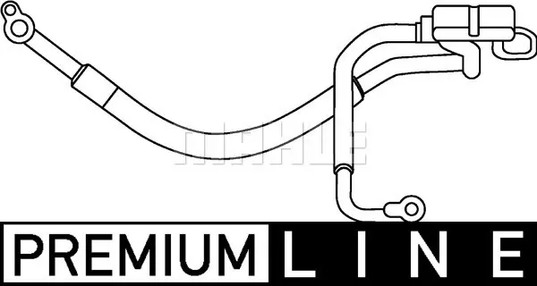 тръбопровод за високо налягане-вакуум, климатизация MAHLE               