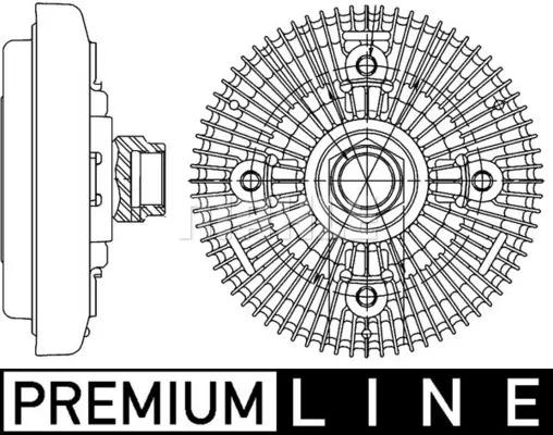 съединител, вентилатор на радиатора MAHLE               